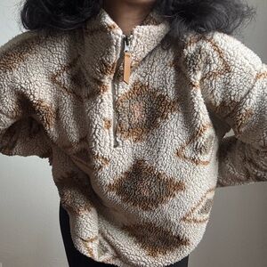 Cozy Tan Sherpa Jacket